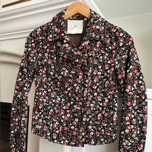 Floral Black Jacket